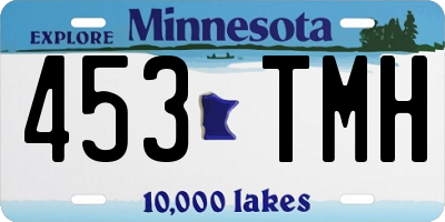 MN license plate 453TMH