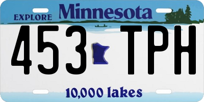 MN license plate 453TPH