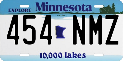MN license plate 454NMZ