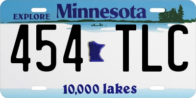 MN license plate 454TLC
