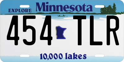 MN license plate 454TLR
