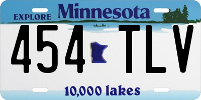 MN license plate 454TLV