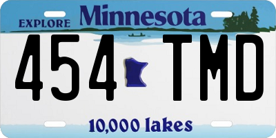 MN license plate 454TMD