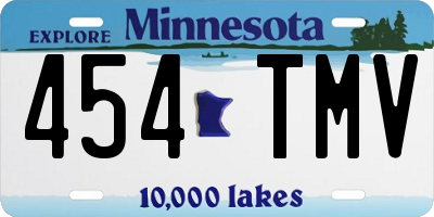 MN license plate 454TMV
