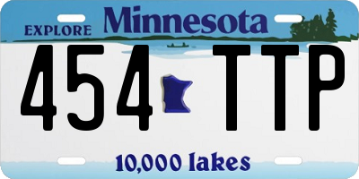 MN license plate 454TTP