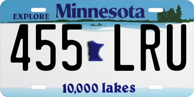MN license plate 455LRU