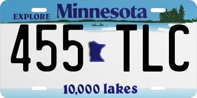 MN license plate 455TLC