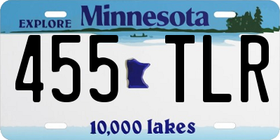 MN license plate 455TLR