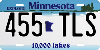 MN license plate 455TLS