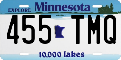 MN license plate 455TMQ