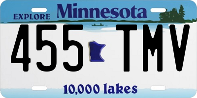 MN license plate 455TMV