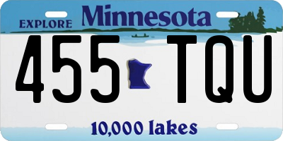MN license plate 455TQU