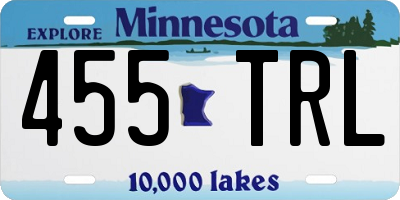 MN license plate 455TRL