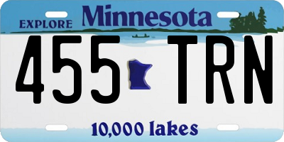 MN license plate 455TRN