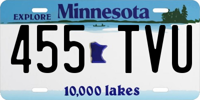 MN license plate 455TVU