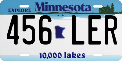 MN license plate 456LER