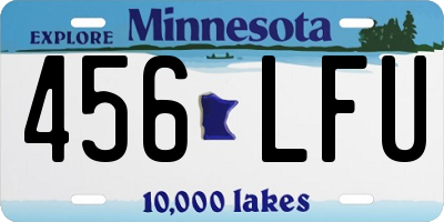 MN license plate 456LFU