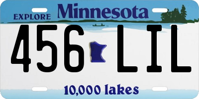 MN license plate 456LIL