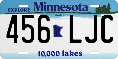 MN license plate 456LJC
