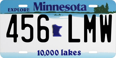 MN license plate 456LMW