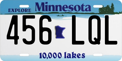 MN license plate 456LQL