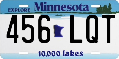 MN license plate 456LQT