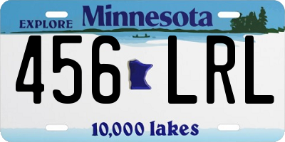 MN license plate 456LRL