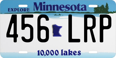 MN license plate 456LRP