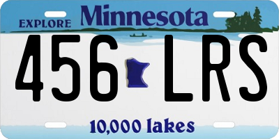 MN license plate 456LRS