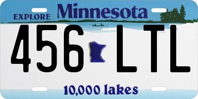 MN license plate 456LTL