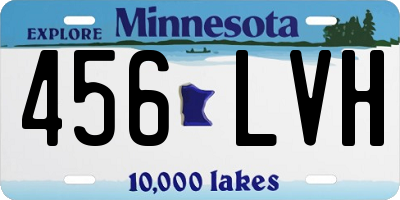 MN license plate 456LVH