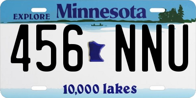 MN license plate 456NNU