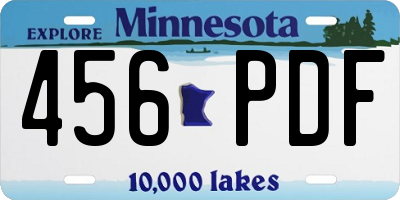MN license plate 456PDF