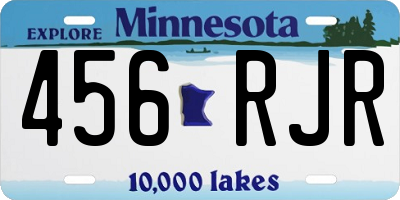 MN license plate 456RJR