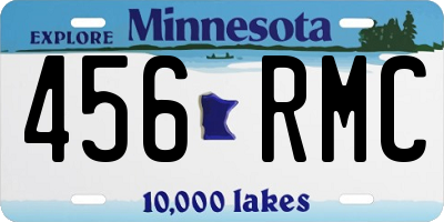 MN license plate 456RMC