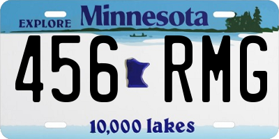 MN license plate 456RMG