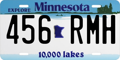 MN license plate 456RMH