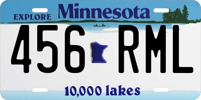 MN license plate 456RML