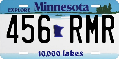 MN license plate 456RMR