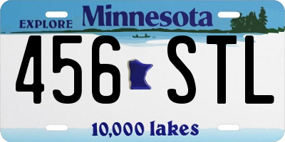 MN license plate 456STL