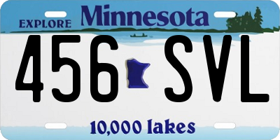MN license plate 456SVL