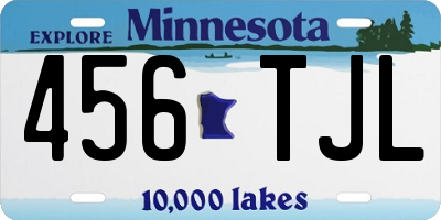 MN license plate 456TJL