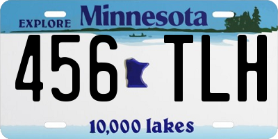 MN license plate 456TLH
