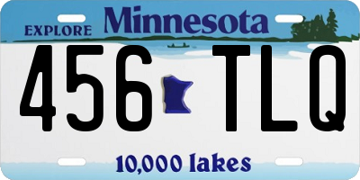 MN license plate 456TLQ