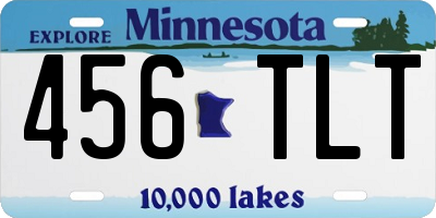 MN license plate 456TLT