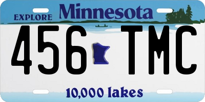 MN license plate 456TMC