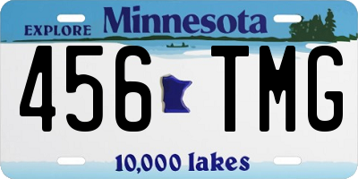 MN license plate 456TMG