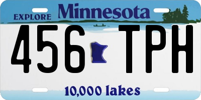 MN license plate 456TPH
