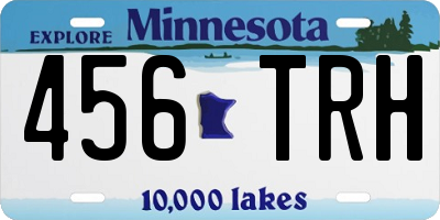 MN license plate 456TRH
