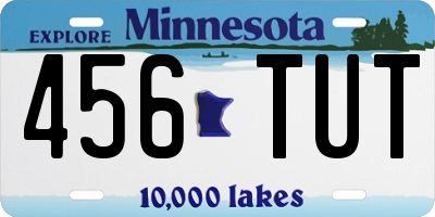 MN license plate 456TUT